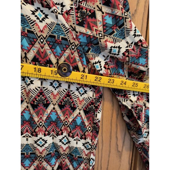 Cowgirl Legend Western Top Women's Medium Multicolor Bohemian Blouse NWOT - Picture 5 of 7